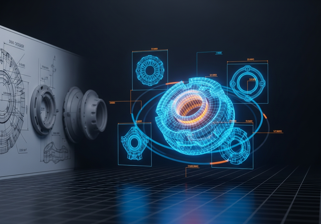 3D CAD Generate mode — AI 3D part generation