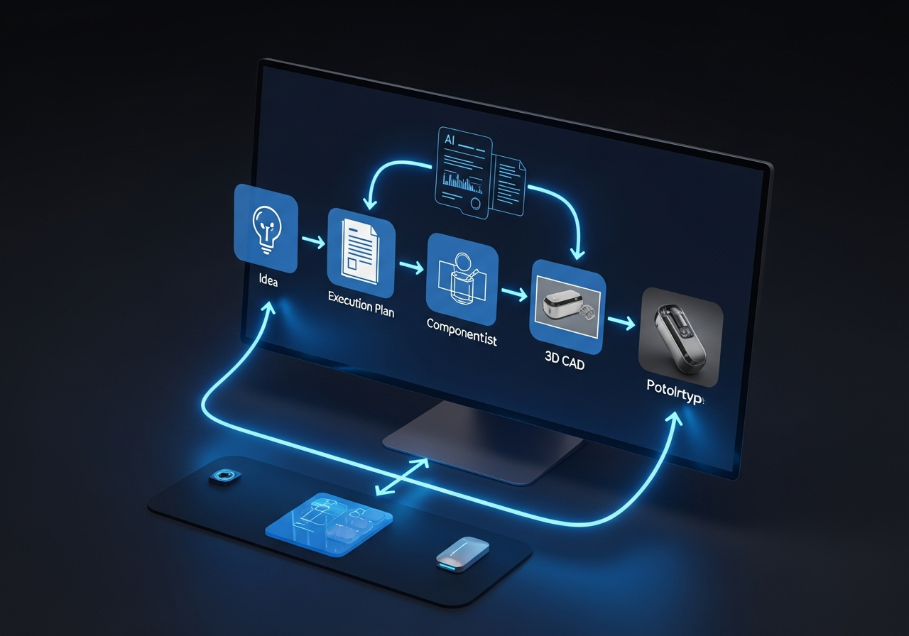 Invent mode — AI product development pipeline