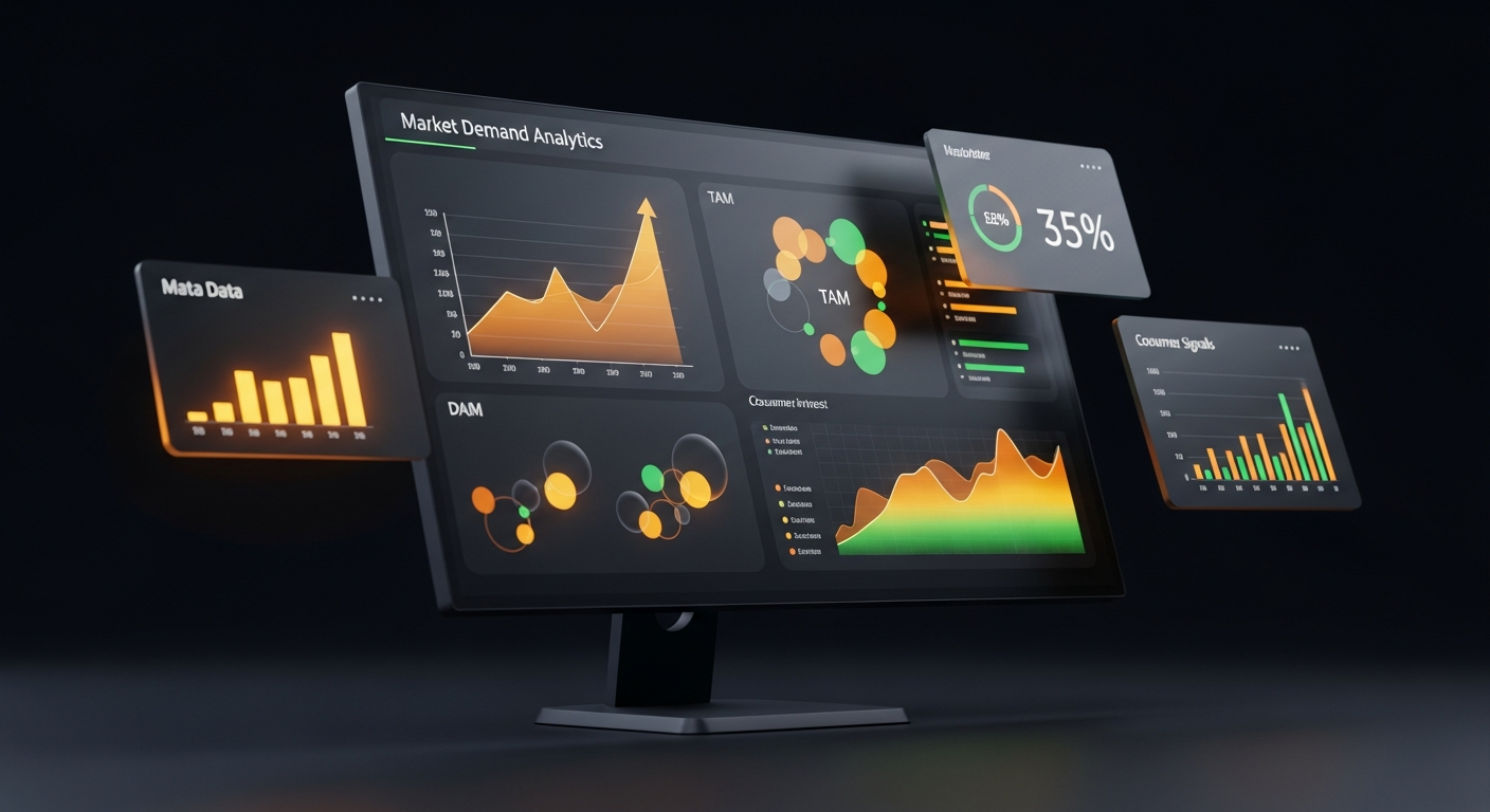 Market analytics dashboard